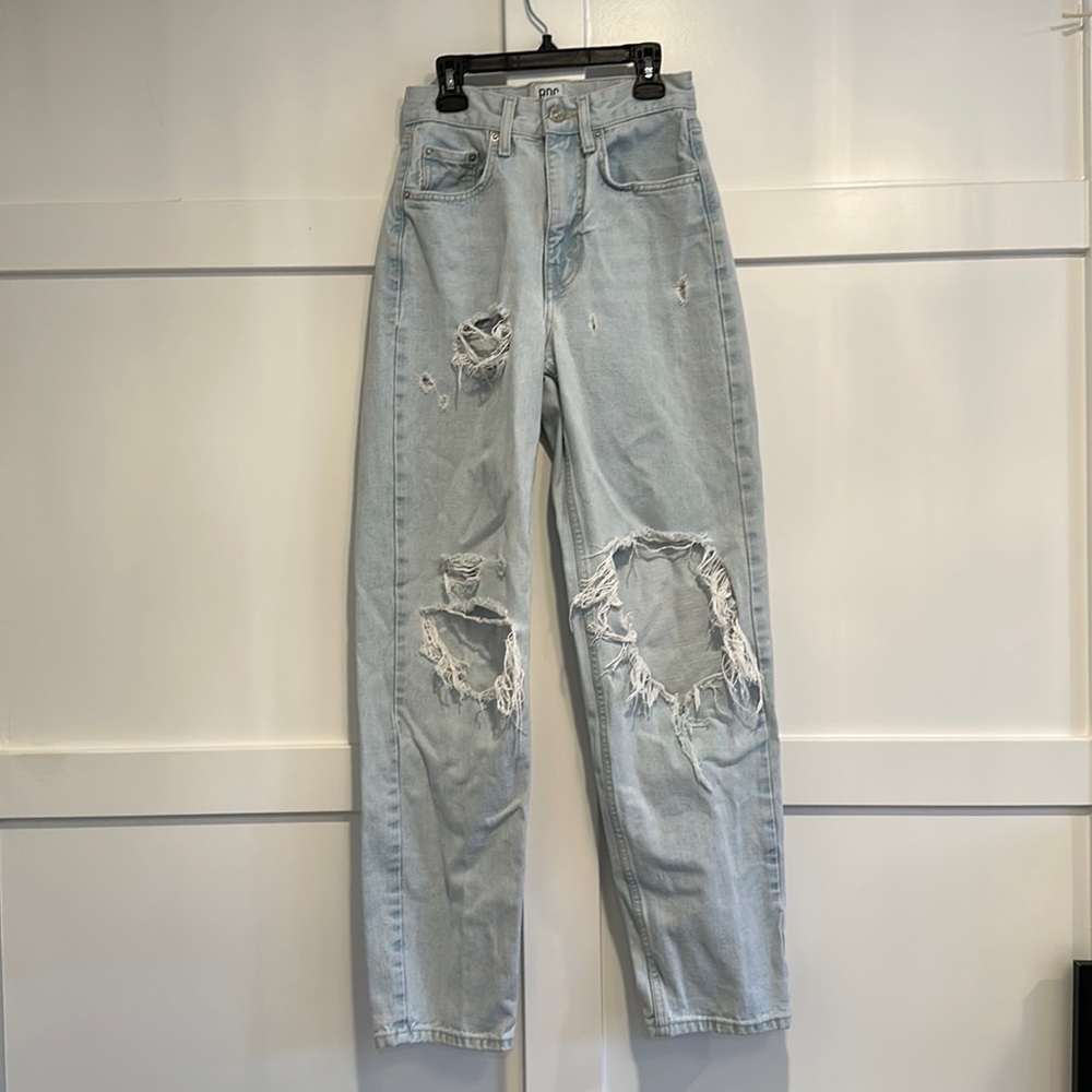 BDG Ripped High Rise Baggy Jeans